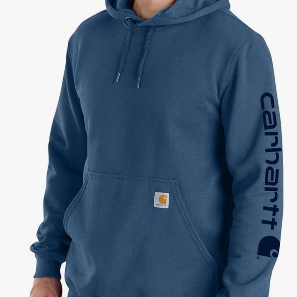 Carhartt Men's K288 Loose Fit Midweight Logo Sleeve Graphic Sweatshirt